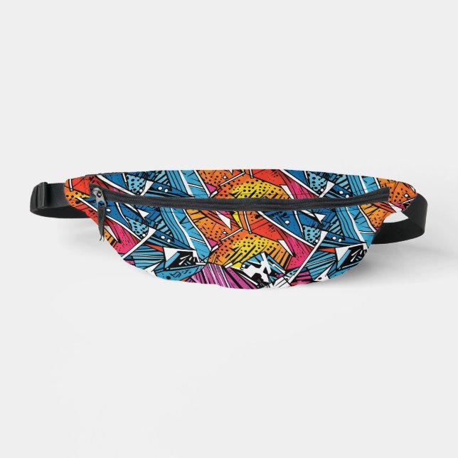 Abstract geometric pattern design 21 - Fanny Pack (Front)