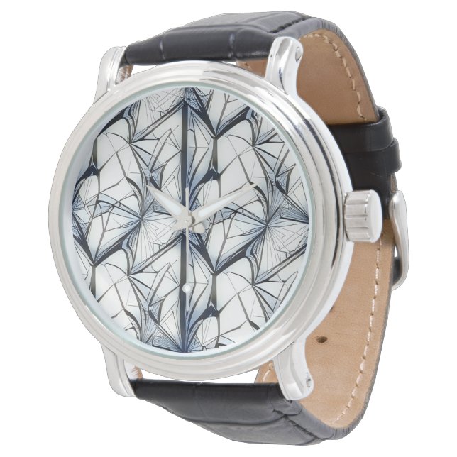 Abstract geometric pattern design 27- Men's Watch (Angled)