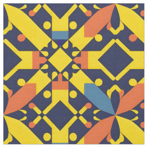 Abstract Geometric Pattern Fabric
