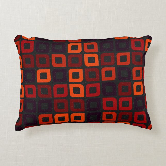 Abstract Geometric Pattern generative computationa Decorative Cushion (Front)