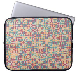 Abstract Geometric Pattern generative computationa Laptop Sleeve