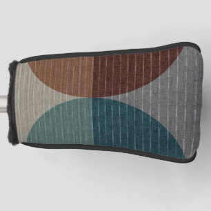 Abstract geometric pattern. golf head cover