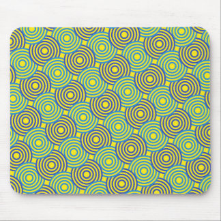 Abstract geometric pattern in art nouveau style  mouse pad