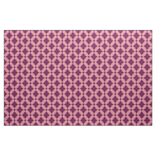 Abstract Geometric Pattern in Pink and Purple Tone Fabric