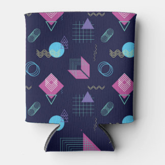 Abstract geometric pattern, line shapes. can cooler