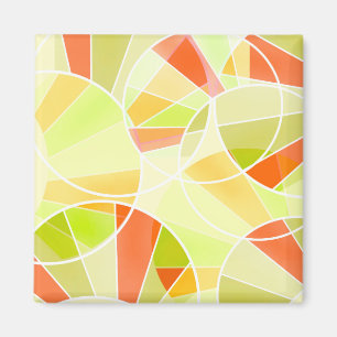 Abstract geometric pattern magnet