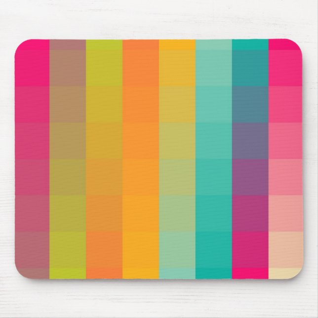 Abstract geometric pattern mouse pad (Front)