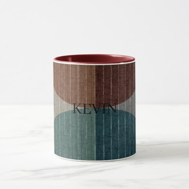 Abstract geometric pattern.  mug (Center)