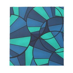 Abstract geometric pattern notepad