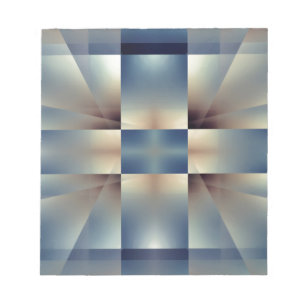 Abstract geometric pattern notepad