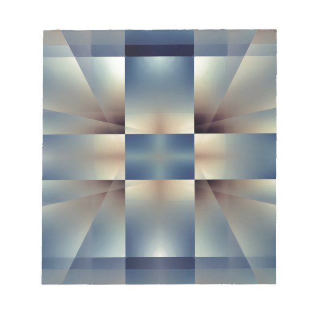 Abstract geometric pattern notepad (Front)