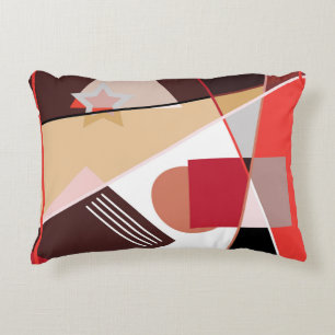 Abstract geometric pattern, silk scarf shawl desi decorative cushion