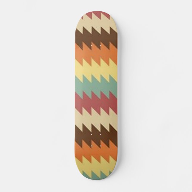 Abstract Geometric Pattern Skateboard (Front)