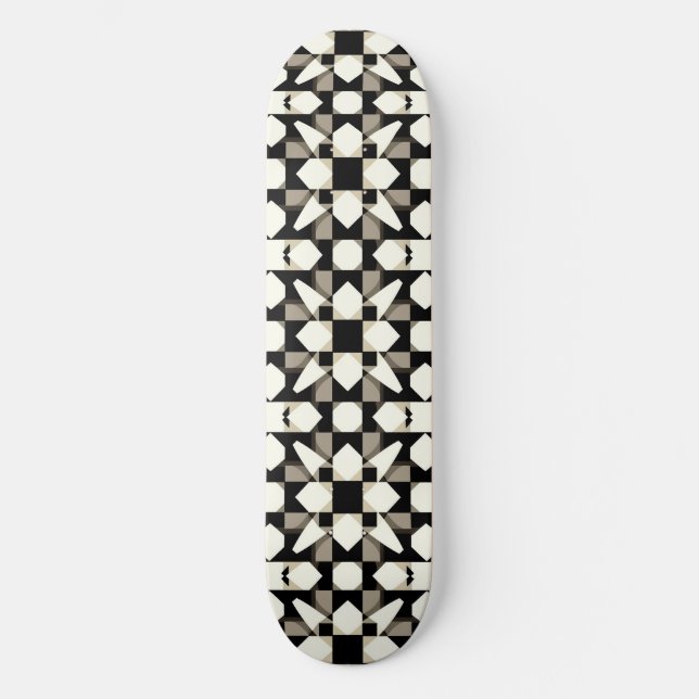 Abstract Geometric Pattern Skateboard (Front)