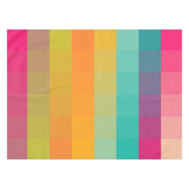 Abstract geometric pattern tablecloth (Front (Horizontal))