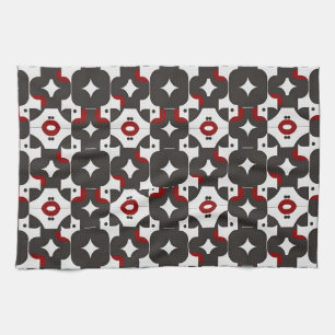 Abstract Geometric Pattern Tea Towel