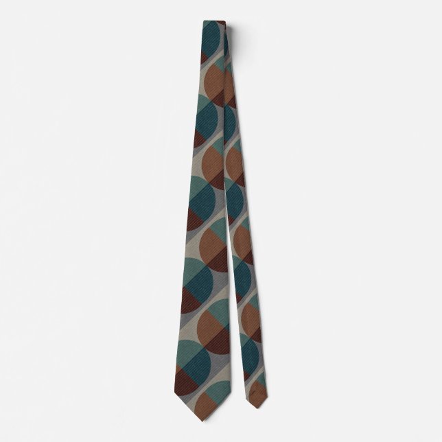 Abstract geometric pattern. tie (Front)