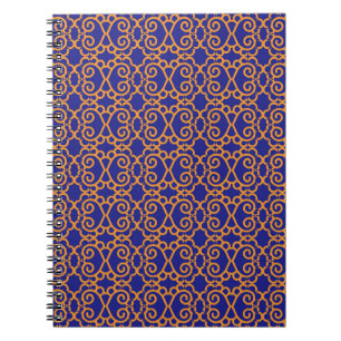 Abstract Geometric pattern vintage background. Tre Notebook