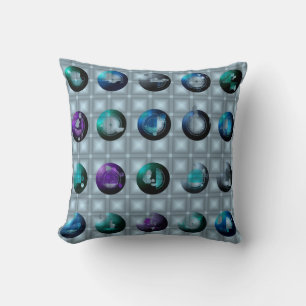 Abstract Geometric Pattern Wall clock Cushion
