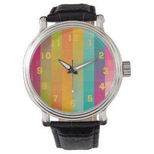 Abstract geometric pattern watch