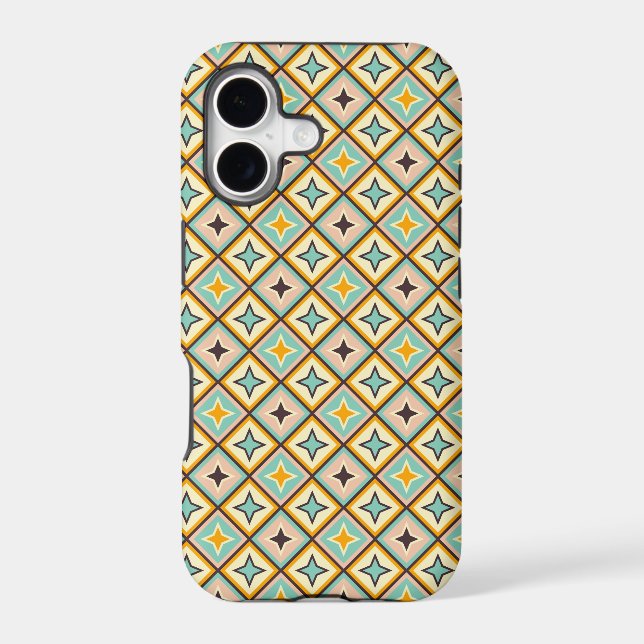 Abstract geometric pattern with diamond shapes (Back)