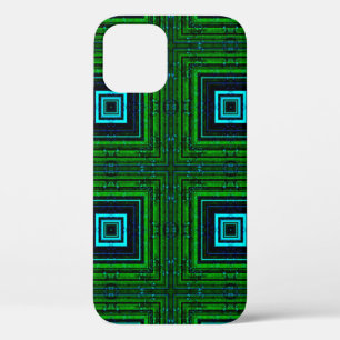 Abstract geometric pattern with kaleidoscope abstr iPhone 12 case