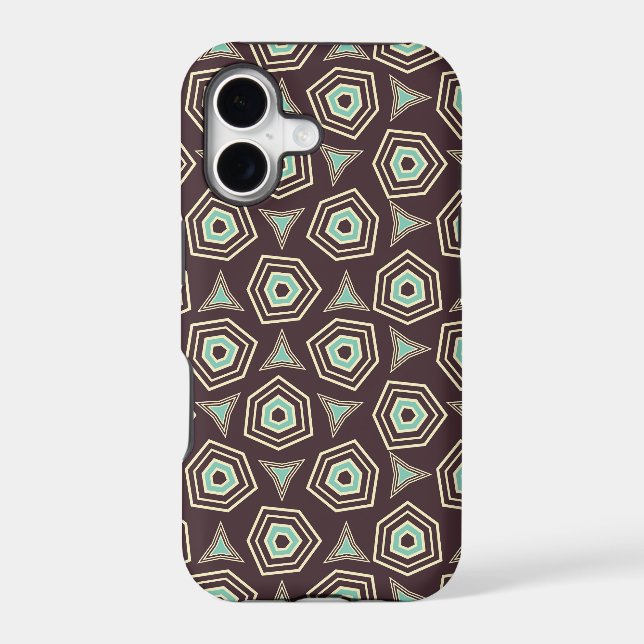Abstract geometric pattern with layered pentagons  (Back)