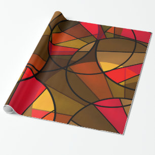 Abstract geometric pattern wrapping paper