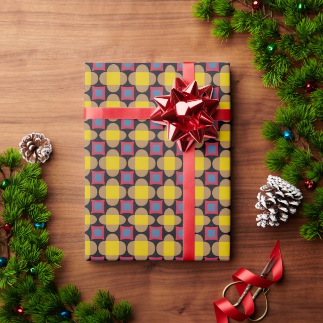 Abstract Geometric Pattern Wrapping Paper (Holiday Gift)