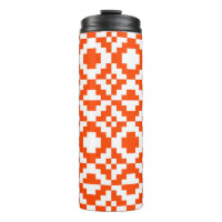 Abstract geometric pixelated seamless pattern. Mos