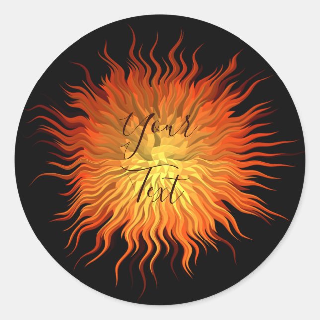 abstract geometric poligonal texture classic round sticker (Front)