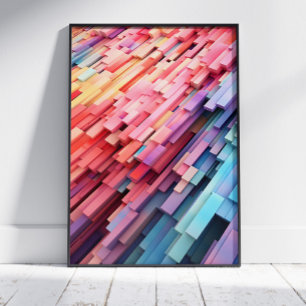 Abstract Geometric Poster