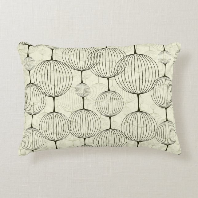 Abstract geometric, seamless background pattern. decorative cushion (Front)
