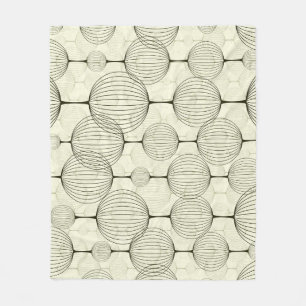 Abstract geometric, seamless background pattern. fleece blanket