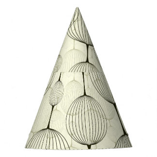 Abstract geometric, seamless background pattern. party hat