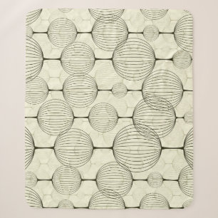 Abstract geometric, seamless background pattern. sherpa blanket
