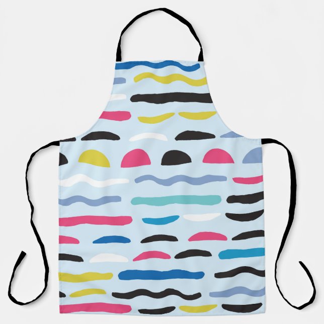 Abstract Geometric Seamless Decorative Pattern. Apron (Front)