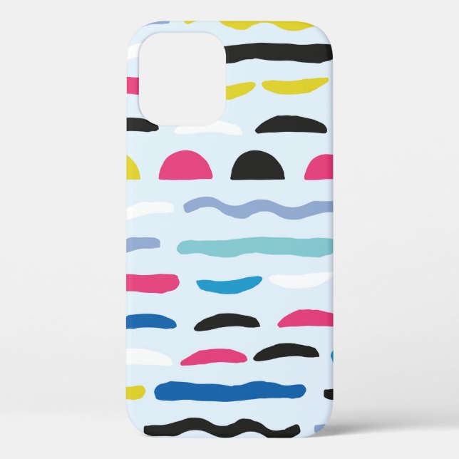 Abstract geometric seamless decorative pattern  Case-Mate iPhone case (Back)
