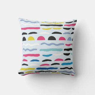 Abstract geometric seamless decorative pattern  cushion