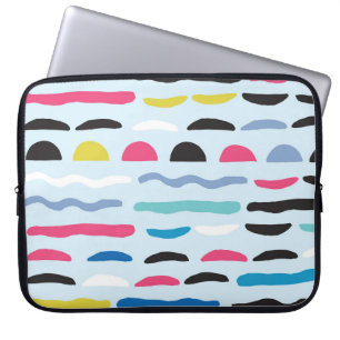 Abstract Geometric Seamless Decorative Pattern. Laptop Sleeve