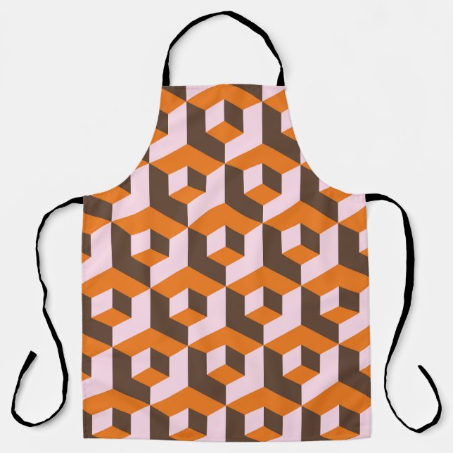 Abstract geometric seamless design. apron (Front)