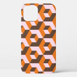 Abstract geometric seamless design. iPhone 12 case