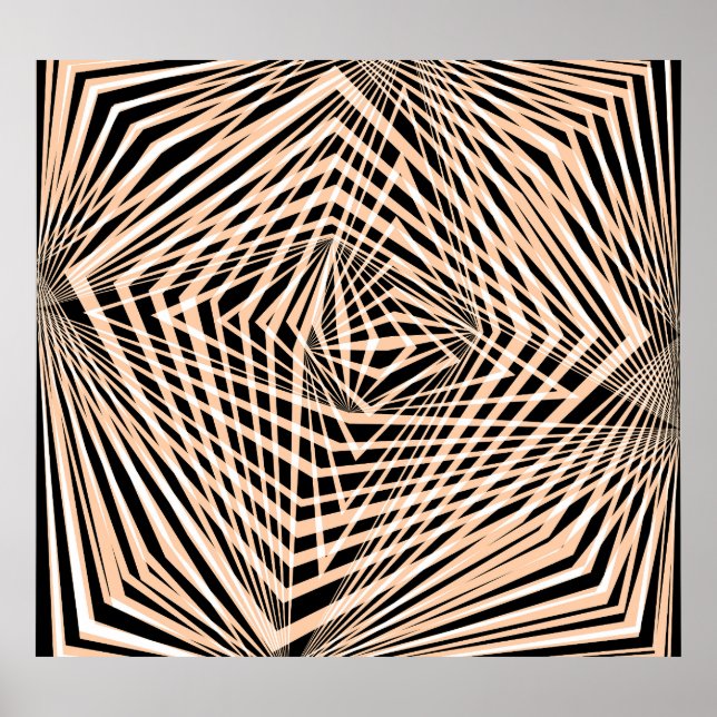 Abstract Geometric Seamless Design Poster (Front)