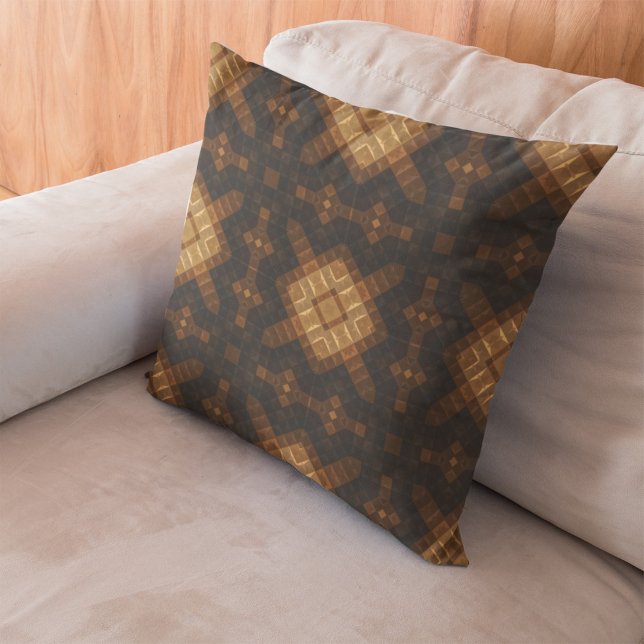 Abstract Geometric Seamless Native Pattern Cushion (Creator Uploaded)