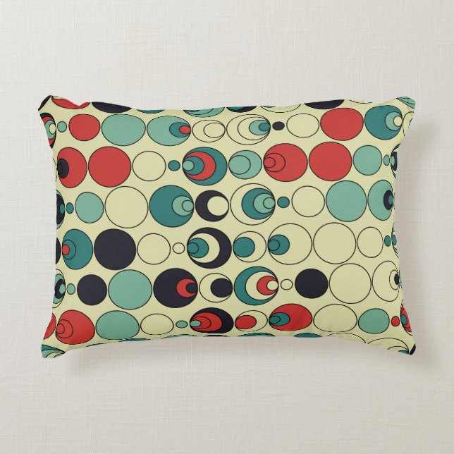 Abstract geometric seamless pattern design. decorative cushion (Front)