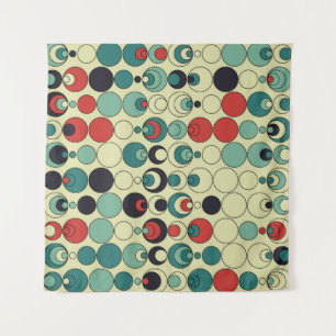 Abstract geometric seamless pattern design. tapestry