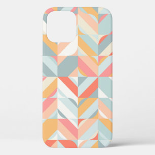 Abstract geometric seamless pattern in scandinavia iPhone 12 case