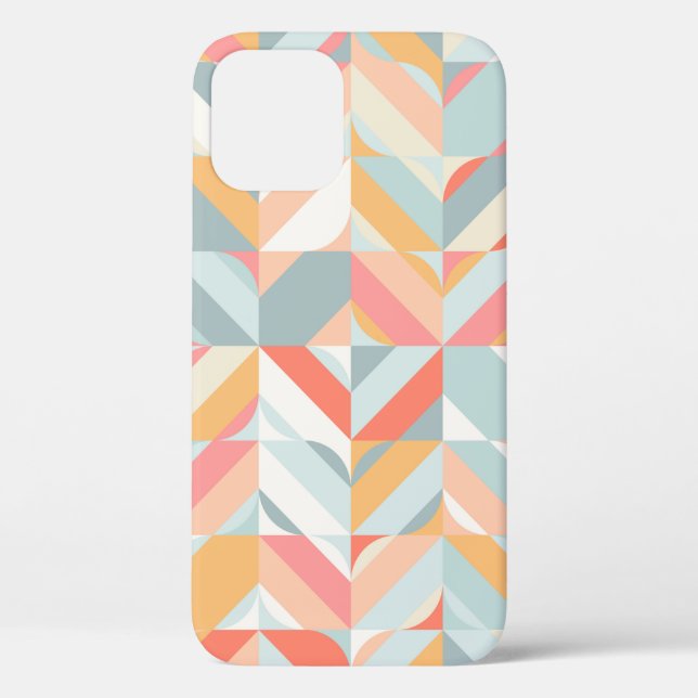 Abstract geometric seamless pattern in scandinavia Case-Mate iPhone case (Back)