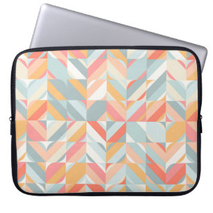 Abstract geometric seamless pattern in scandinavia laptop sleeve