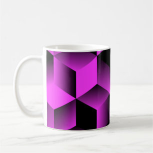 abstract geometric seamless pattern with grid of c coffee mug